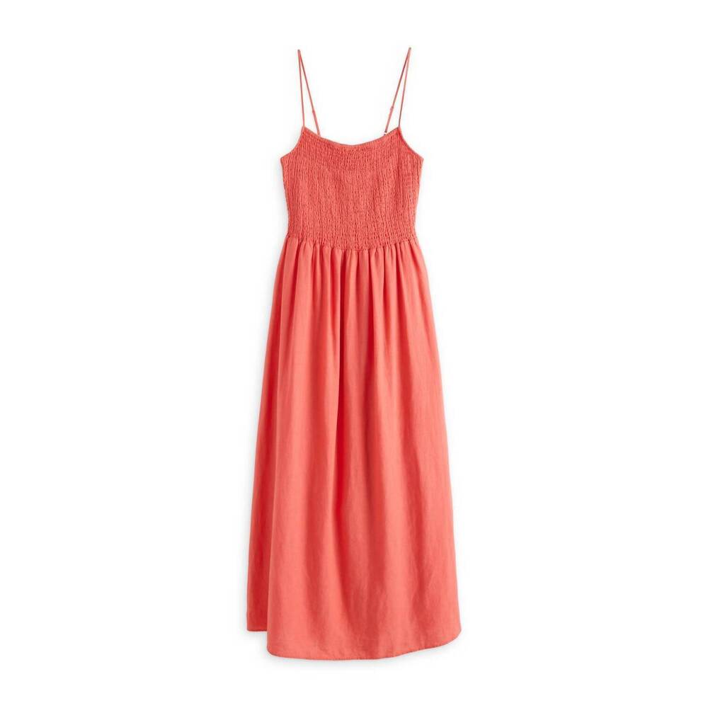 NEW Z SUPPLY bayside linen maxi dress in persimmon - Picture 8 of 8